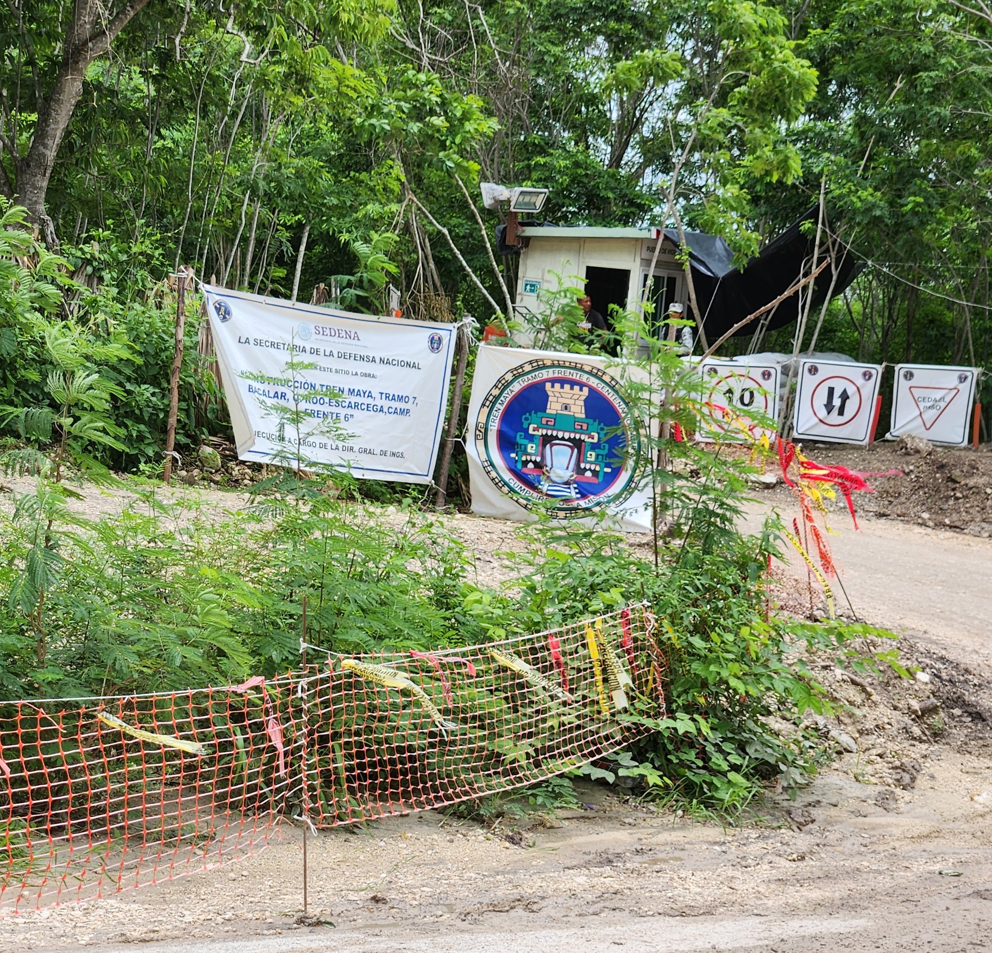 Instituciones militares en construcción del Tren Maya, 07/2024
