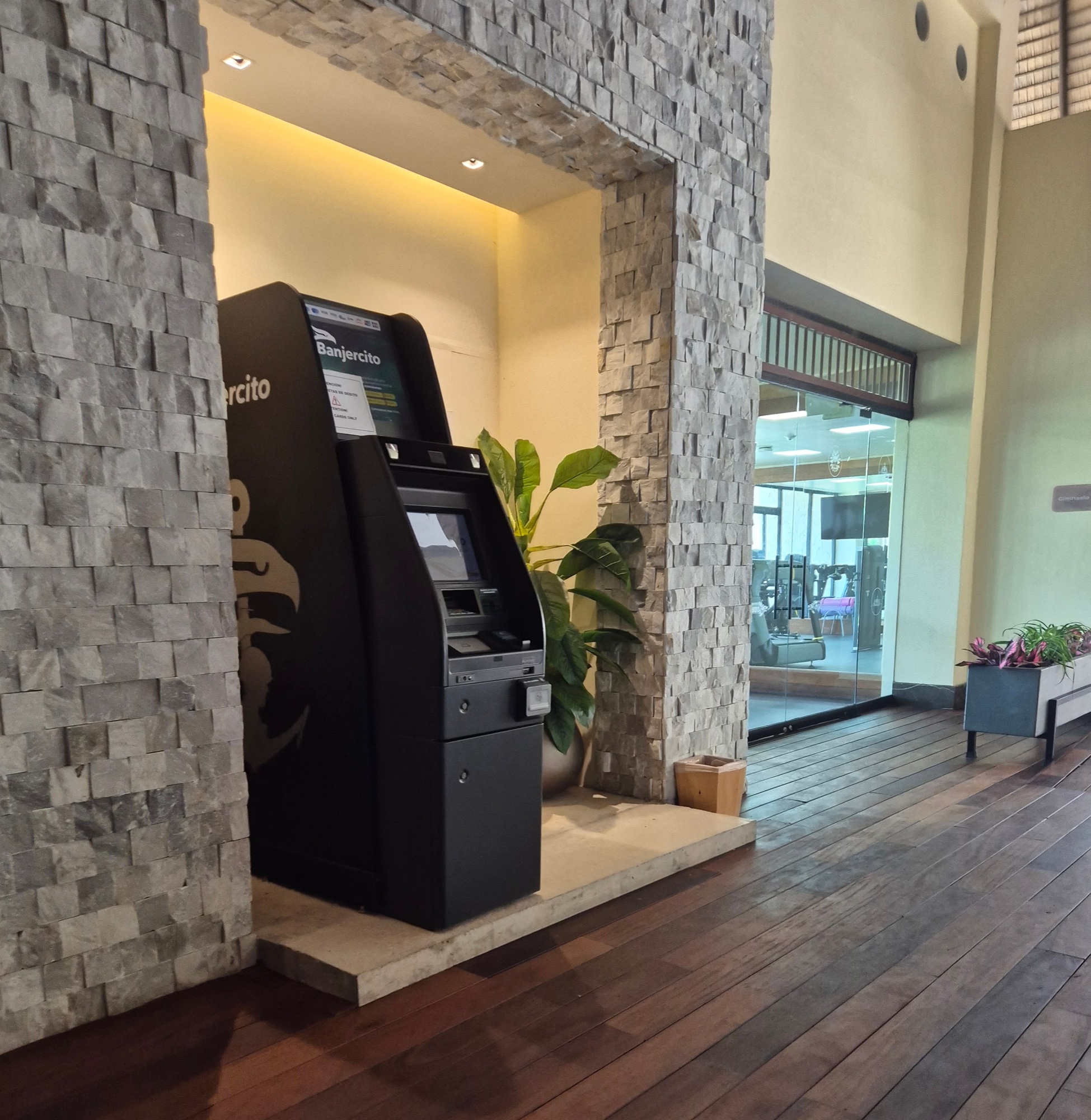Cajero automático de Banjército en hotel, Calakmul, 12/2025