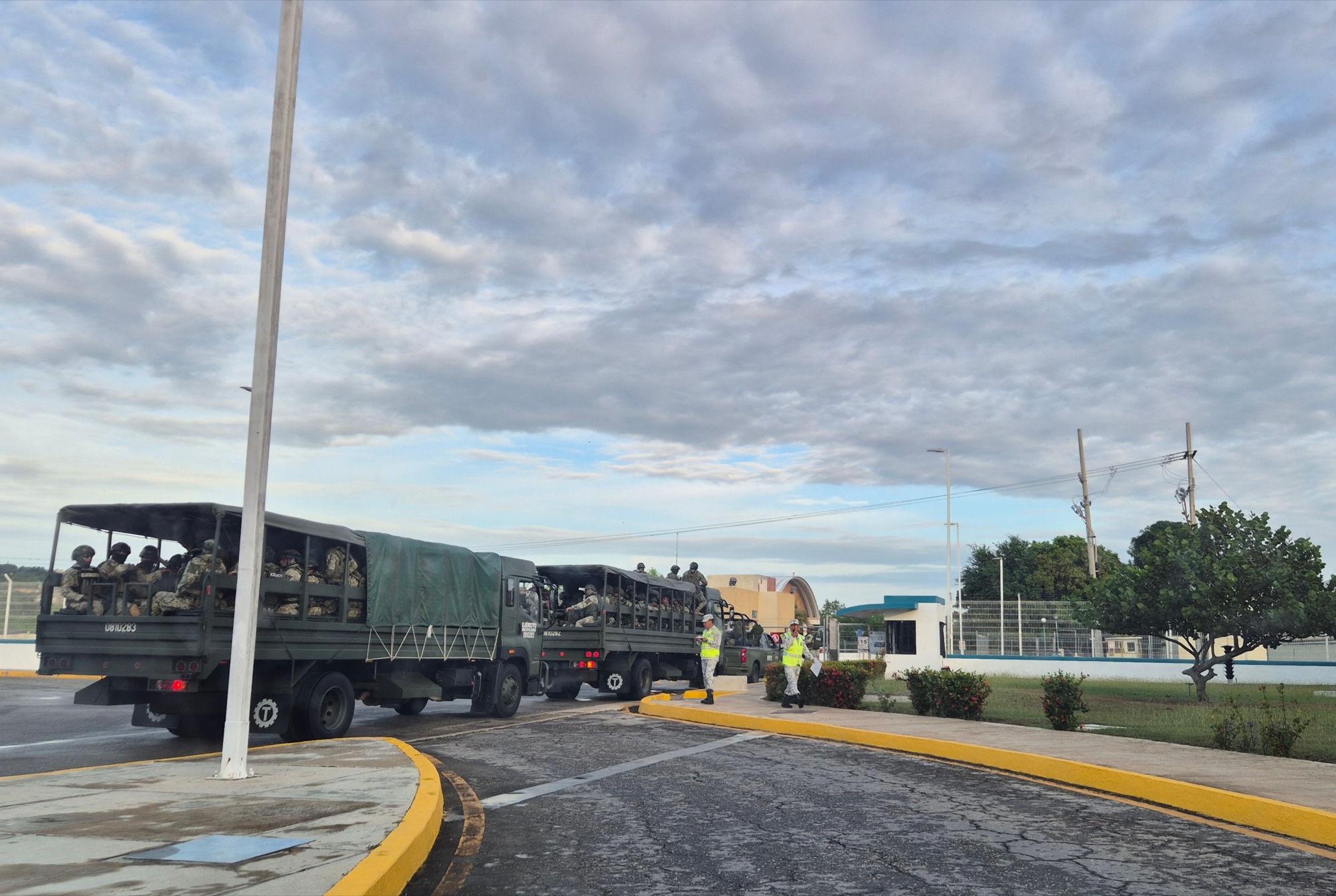 Arribo de militares a Aeropuerto, Campeche 1/2026