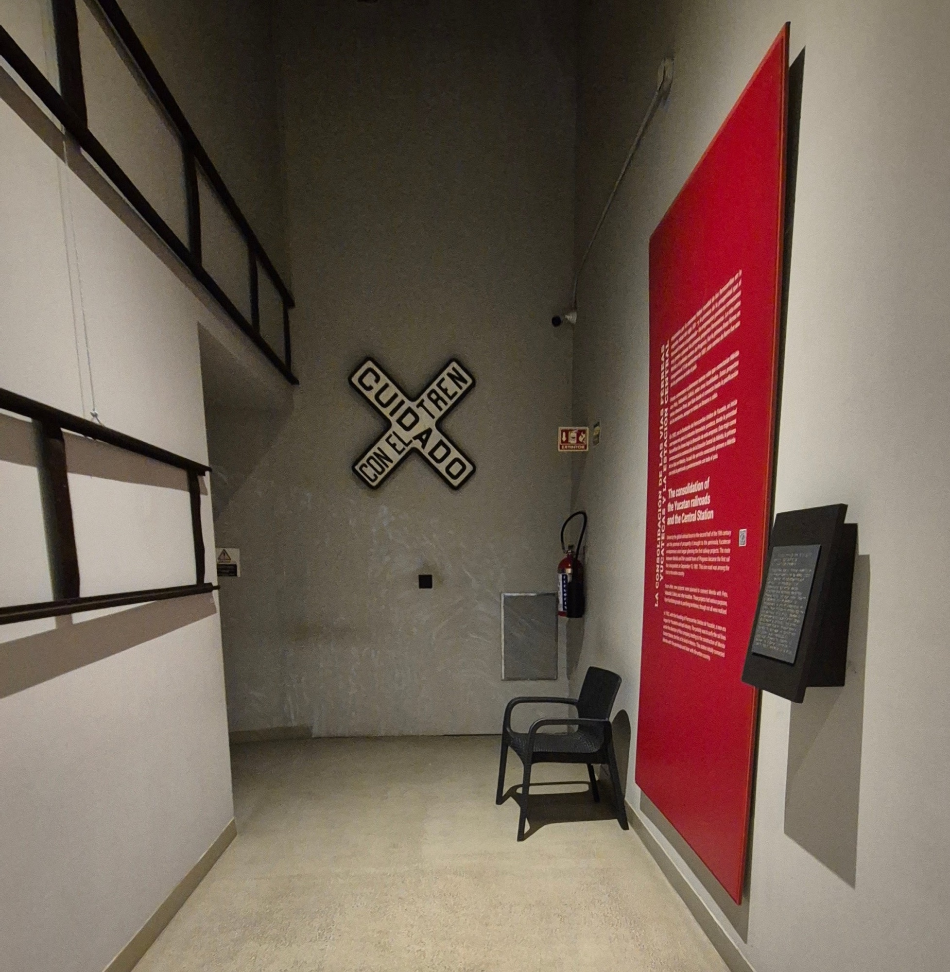 Advertencia en Museo de los Ferrocarriles, 07/2026